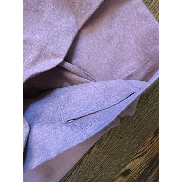 Vuori Clean Elevation Leggings Heathered Rose Mauve High Rise 7/8 Yoga Pants 24" - Picture 3 of 8